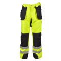 calças de alta visibilidade calças de trabalho de segurança reflexiva